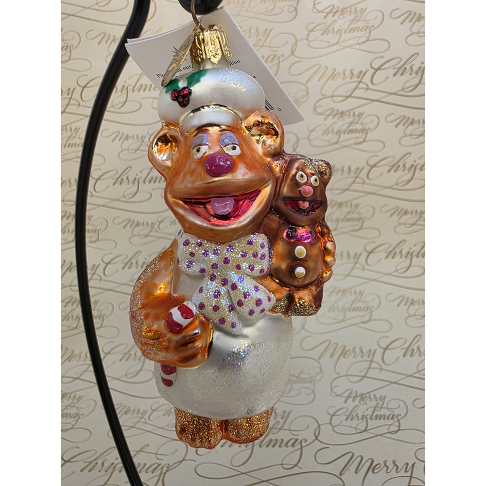 Christopher Radko Petite Fozzy Baker Kermit Muppets Ornament 00-MPT-05 Poland